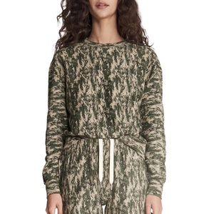 NWT Rag & Bone City Sweatshirt in Army Multi | XS